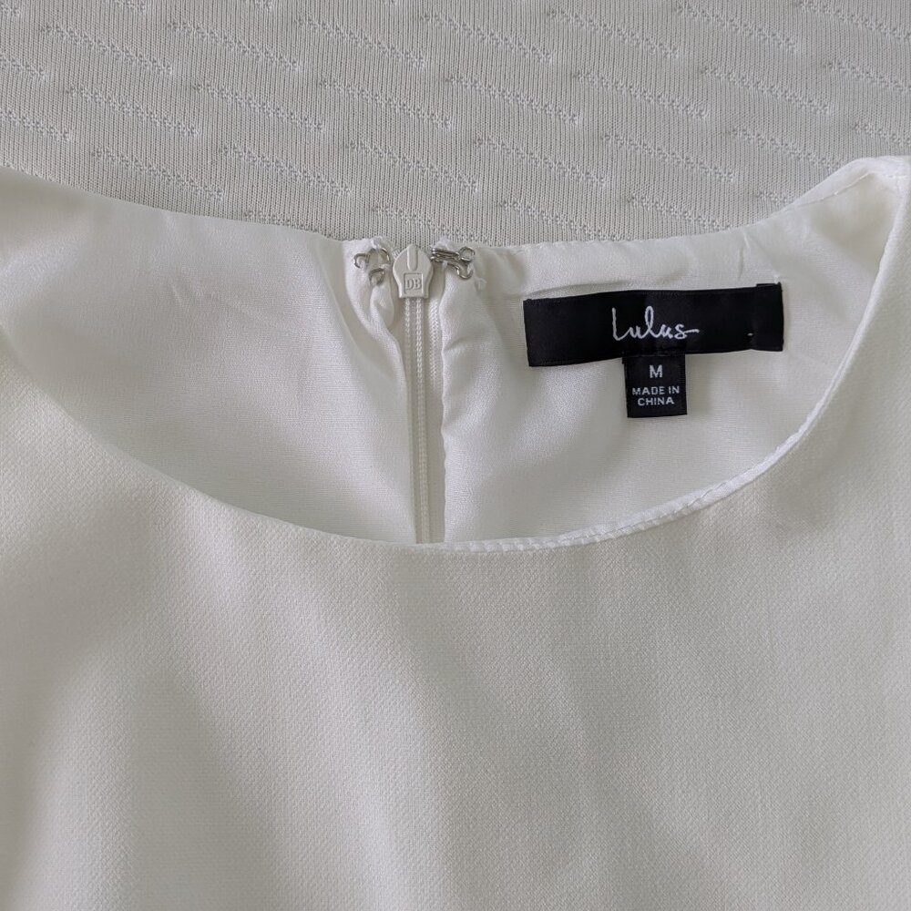 Lulus Dinah White One-Shoulder Dress - Picture 5 of 6